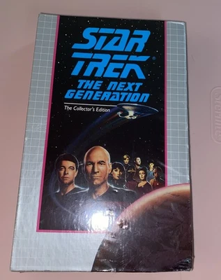 STAR TREK THE NEXT GENERATION 2 IN 1 COLLECTOR'S EDITION VHS MINT-SEALED - Image 1 of 4