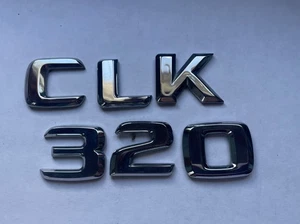 1998-2007 MERCEDES BENZ CLK320 REAR TRUNK LID EMBLEM LOGO BADGE SIGN OEM 2002 - Picture 1 of 2