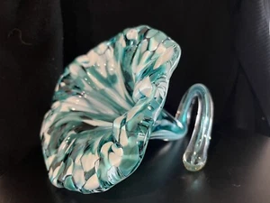 Hand Blown Art Glass Flower - Picture 1 of 5