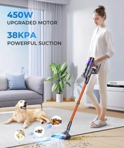Aspirapolvere Senza Fili 45Kpa 550W Aspirapolvere a Bastone Leggero Ricaricabile - Foto 1 di 9