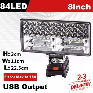 LED Work Light Workshop Flashlights Torch Camping For Makita Li-Ion Battery 18V - Picture 1 of 11