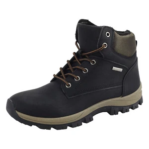 Herren Stiefel Warm gefütterte Winterboots Männer Winterschuhe Schwarz 70777 - Bild 1 von 4