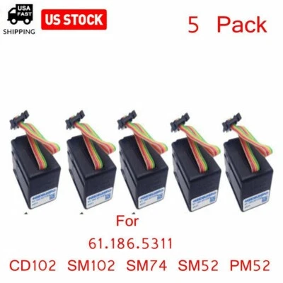 Paquete de 5 motores de llave de tinta 61.186.5311 para servomotor Heidelberg SM102 SM52 SM74 CD102 Foto 1 de 4