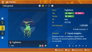 Fogliaferrea 6IV Battle Ready Pokemon Scarlatto, Violetto Scarlet, Violet - Imagen 1 de 2