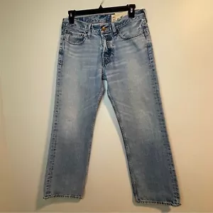 Hollister Bootcut Jeans 32x30 Blau Hermosa Low Rise Button Fly Distressed Y2K - Bild 1 von 8