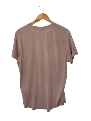 DIVIDED Mens 100% Cotton Dusty Pink Short Sleeve Round Neck T-Shirt Top Size M - Image 1 of 4