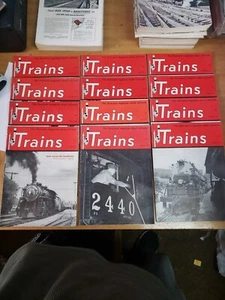 TRAINS  MAGAZINE  1949  (complete year  12 issues)   1949 - Bild 1 von 14