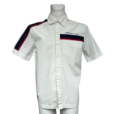 Camisa BMW Sauber F1 Team Puma Blanca Manga Corta Algodón Botón Talla M Foto 1 de 4