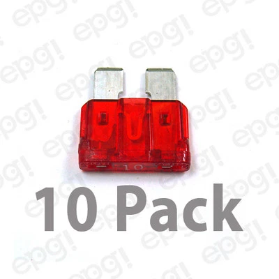 LITTLE FUSE 10 AMP ATC BLADE-TYPE FUSE 10 Pack #ATC10-10PK - Image 1 of 2