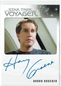Star Trek Voyager Heroes & Villains Autograph Card Harry Groener The Magistrate