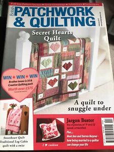 Britisches Patchwork & Quilting Magazin Februar 2013 #229 enthält Muster