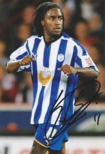 SHEFFIELD WEDNESDAY: ETIENNE ESAJAS SIGNED 6x4 ACTION PHOTO+COA - Picture 1 of 1