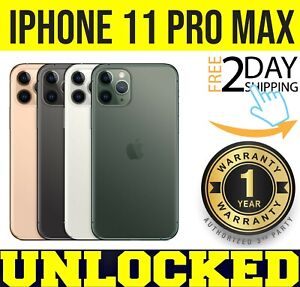 Apple iPhone 11 PRO MAX 64GB 256GB 512GB (UNLOCKED) ⚫🟠 ✅1 YR WARRANTY✅❖SEALED❖