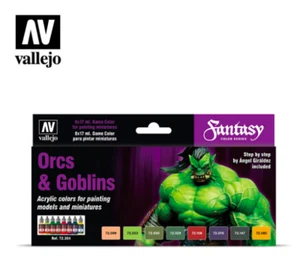 Vallejo Game Color Orks &amp; Goblins Paint Set Wargame Miniatur Acrylfarben - Bild 1 von 1