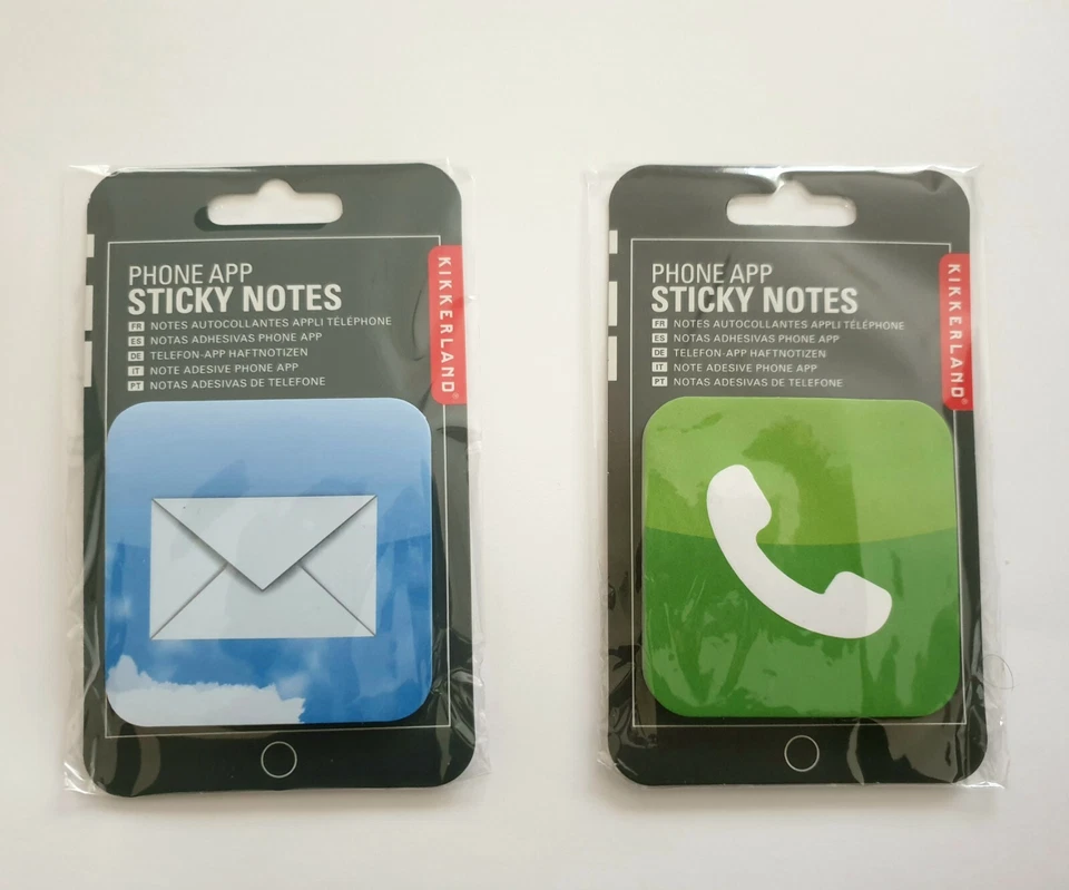 Phone APP Shape Novelty Sticky Post It Notes Sticker Marker Memo Notepad 50s  - Image 1 of 1