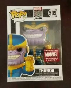 THANOS #509 FUNKO POP MARVEL COLLECTOR CORPS EXKLUSIV 80 JAHRE ERSTER AUFTRITT - Bild 1 von 8