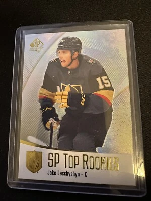 2021-22 Upper Deck SP Authentic Hockey Jake Leschyshyn TR-28 Top Rookies NM+ - Image 1 of 2