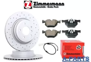 ZIMMERMANN BREMSENSATZ KOMPLETT Ø336 mm WK GELOCHT HINTEN BMW 3ER E90 E92 335 X1 - Picture 1 of 1