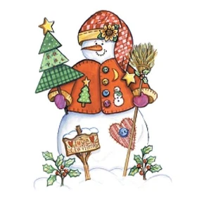 Snowman Shirt, Christmas Tree, Holiday Tees, Sm - 5X, Winter Shirts, Ladies T - Picture 1 of 1