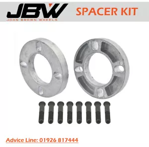 JBW Wheel Spacer Kit 3/4" Wide to fit Classic Mini 1 Pair including studs - Picture 1 of 2