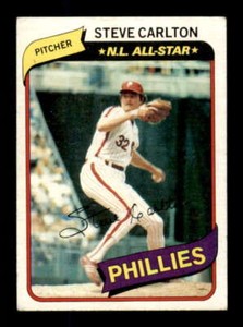 1980 Topps #210 Steve Carlton VG/VGEX Phillies 550977