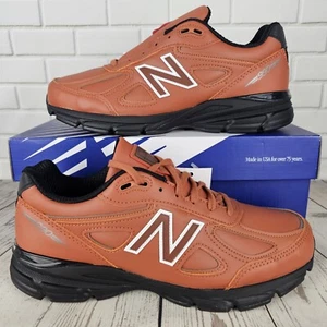 ⚡ New Balance 990v4 Men's Size 8.5 Mahogany Brown Black Made in USA U990RB4 ⚡ - Picture 1 of 13