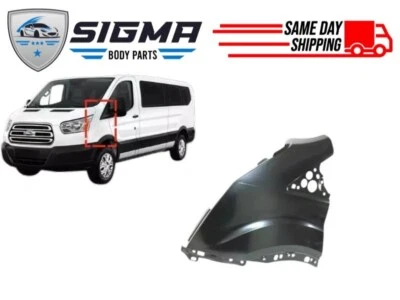 前左挡泥板面板适用于 2015 - 2024 福特 Transit 150 250 350 HD 司机侧 — 第 1/4 张图片