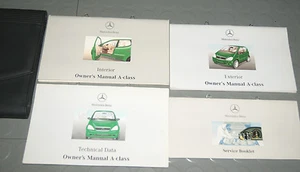 1999 Mercedes Benz A Class A140 A160 A60 CDI A170 CDI W168 Owners Manual Set - Picture 1 of 2
