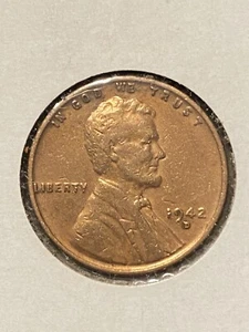 1942 D/D RPM Denver Lincoln Wheat Cent Error AU - Picture 1 of 3