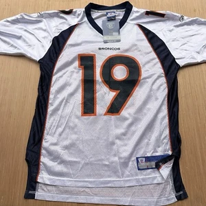 Deadstock Y2K Denver Broncos VTG Jerry Rice #19 ON FIELD White NOS Jersey RARE - Picture 1 of 7