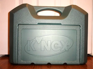 Custodia da trasporto vintage anni 90 KNex luce verde con lotto di 5 libbre pezzi K'nex - Foto 1 di 13