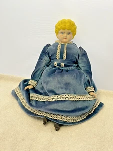 Vintage Porzellan Kopf Puppe Reproduktion 15" groß - Bild 1 von 12