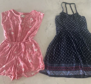 Lot Of 2 Abercrombie and Kids Dress and Romper Size 7/8. - Picture 1 of 8