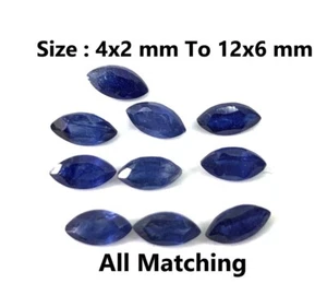 Marquisa zaffiro blu 4x2, 5x2,5, 6x3, 7x3,5, 8x4, 9x4,5, 10x5, 11x5,5 & 12x6 mm - Foto 1 di 7