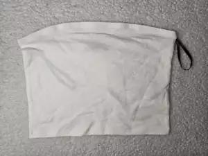 NWT! FOREVER 21 Women's/Junior's White Tube Top Size Medium - Picture 1 of 5
