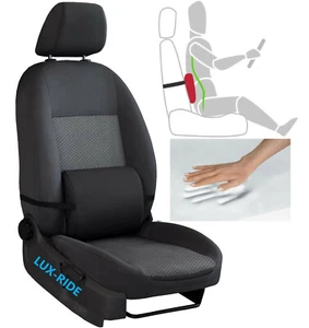 Memory Foam Seat Back Pain Support Booster Cushion Van / Car Pillow Lumbar Lower - Picture 1 of 5