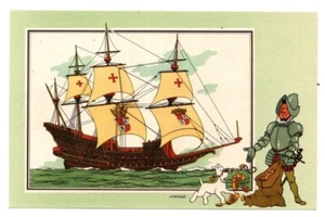 Chromo VOIR et SAVOIR. Marine série 9. n°35. Galion de Panama. Etat neuf  - Picture 1 of 1