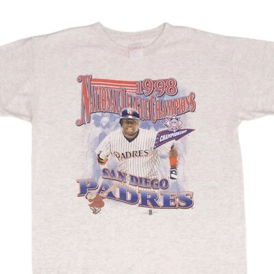 MLB SAN DIEGO PADRES NATIONAL LEAGUE Reprint1998 TEE SHIRT AN46695 - Image 1 of 2