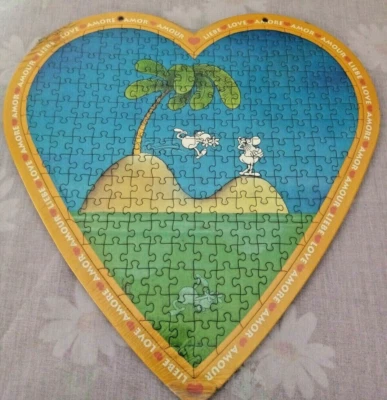 LOVE PUZZLE " MORDILLO " 1997 VINTAGE CUORE (D)  (s9) - Immagine 1 di 4