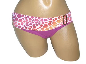 Perry Ellis NEW Pink Women's S M Small Medium 4 6 8 10 Bikini Bottom $54 3264 - Picture 1 of 3