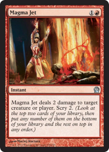 4x Magma Jet ~ Lightly Played Theros MTG Magic x4 4 UltimateMTG Playset Red Card - Image 1 of 1