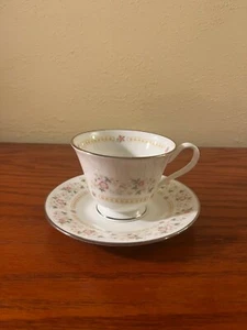 Tazza e piattino vintage Lenox Oxford "Rosemont" Bone China made in USA - Foto 1 di 3