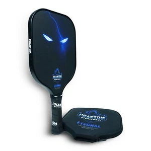 PHANTOM Pickleball Paddel EWIG BLAU 14 mm Schläger T700 Kohlefaser mit Abdeckung - Bild 1 von 12