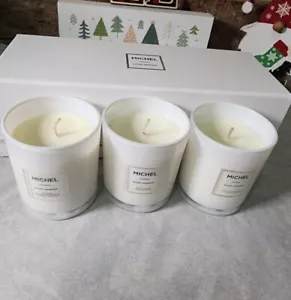 Michel Germain 3-Pc Luxury Scented Soy Candle Set 5 oz/each NIB Sealed MSRP $200 - Picture 1 of 6