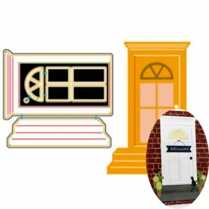 Taqueles de corte de metal de Navidad tarjetas fabricación de puertas artesanías álbum de recortes grabado decoración hágalo usted mismo - Imagen 1 de 8