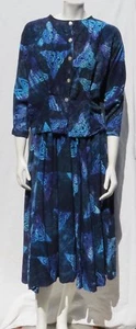 SYNCHRONICITY Bali Women’s Celtic Knot Batik Print Blouse + Skirt Set size S EUC - Picture 1 of 8