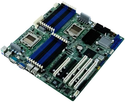 TYAN S2932 S2932WG2NR-E 2x SOCKET F 16x DDR2 EATX 14x SATA - Image 1 of 2