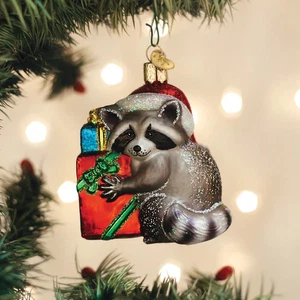 Old World Christmas - Christmas Bandit Raccoon - 12678 - Picture 1 of 5