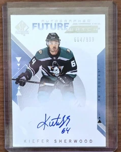 2018-19 SP Authentic Future Watch Autographs Kiefer Sherwood Rookie Auto /999 - Picture 1 of 1