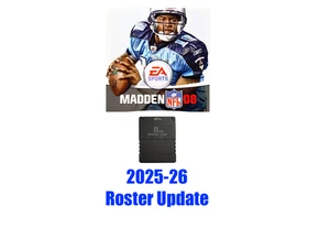 Tarjeta de memoria Madden NFL 08 2025 - 2026 lista actualización PlayStation 2 PS2 listas 26 - Imagen 1 de 1